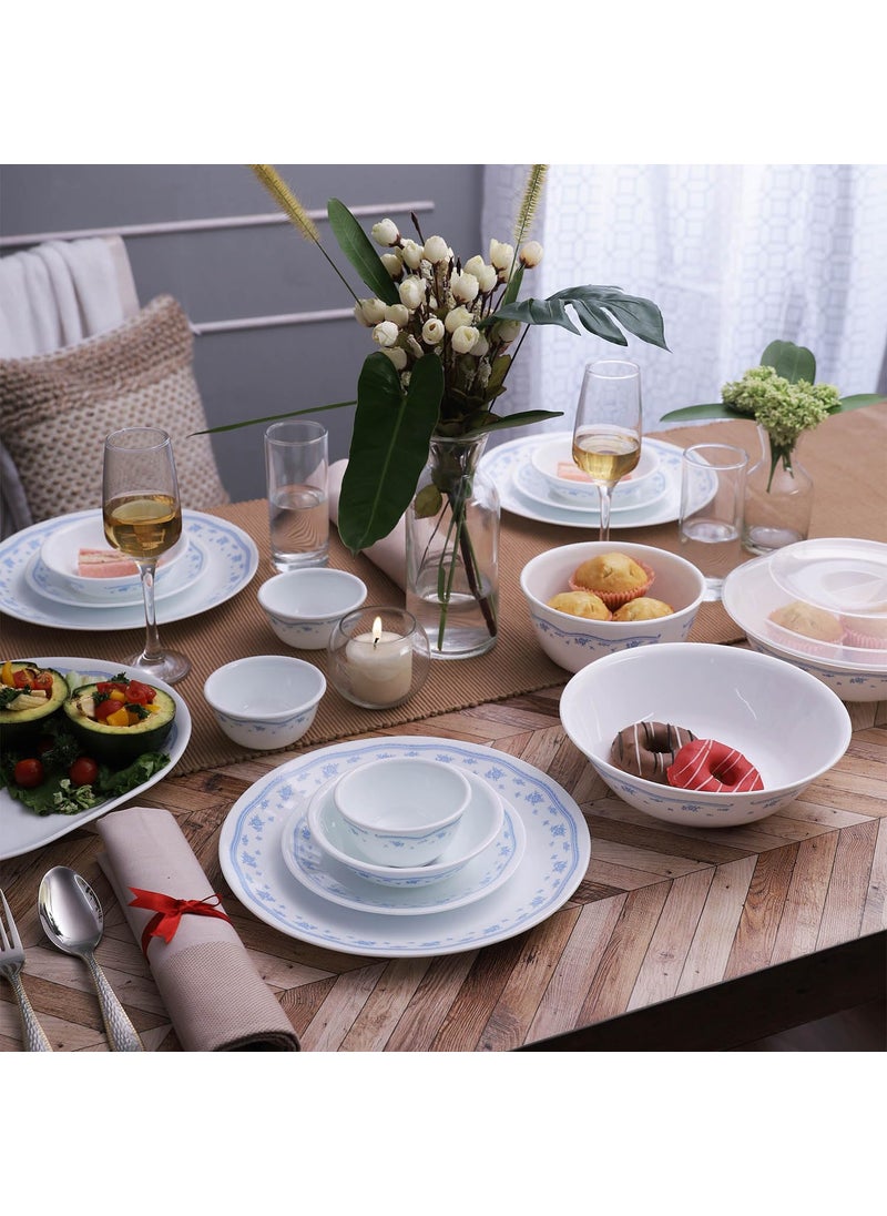 Corelle Livingware Series Morning Blue 21 Pcs Dinner Set