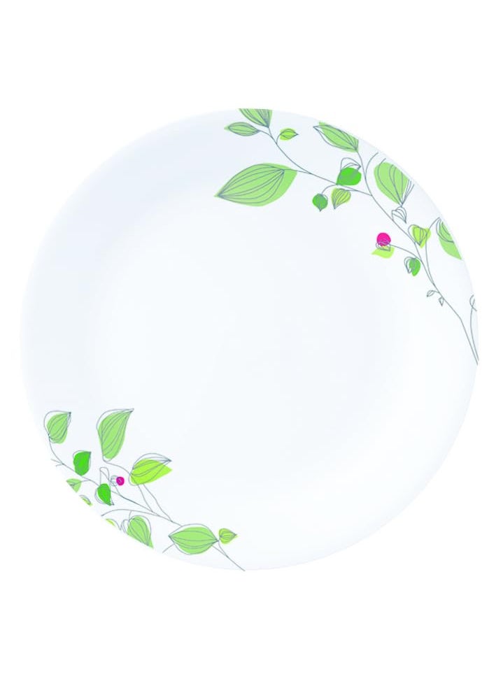 CORELLE Asia Collection Green Breeze 26cm Dinner Plate (2Pcs) & 177ml Katori (2Pcs) Pack of 4