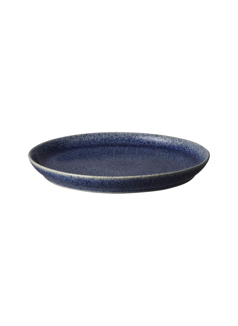 Denby Studio Blue Cobalt Coupe Dinner Plate, 26cm