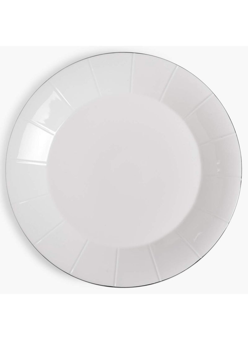 Home Centre Bliss Dinner Plate - White, Standard (OSC-Bliss-PLT-2)