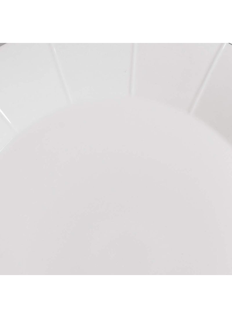 Home Centre Bliss Dinner Plate - White, Standard (OSC-Bliss-PLT-2)