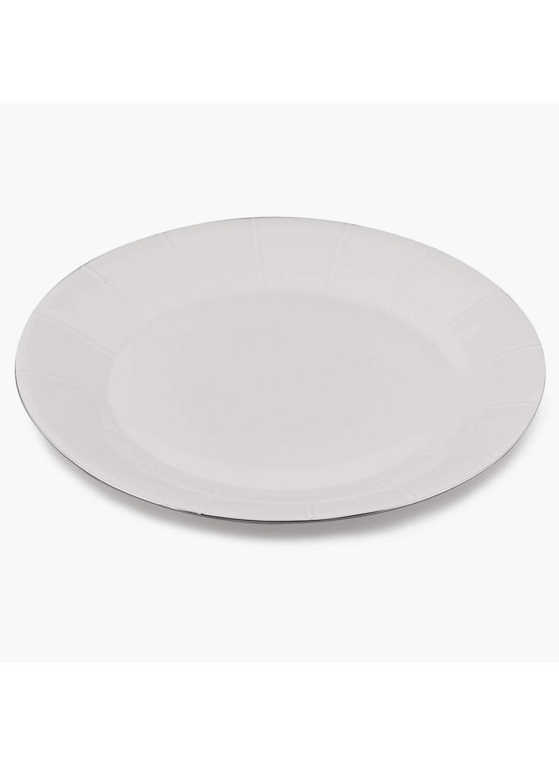 Home Centre Bliss Dinner Plate - White, Standard (OSC-Bliss-PLT-2)