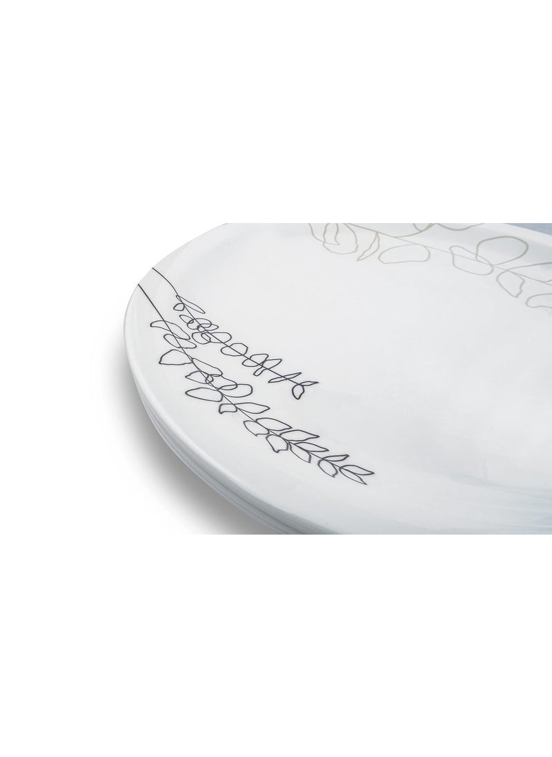 Superware | Pure Melamine | Small Plate Set – Breeze 7.5” (6 nos.) | Stain Free, Glazed Finish