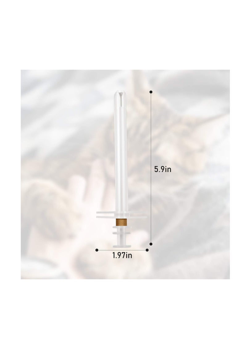 4 Pieces Cats Dogs Pill Dispenser Pet Piller Animal Feeding Kit Pill Feeding Dispenser for Cats Dogs Birds Baby Animals