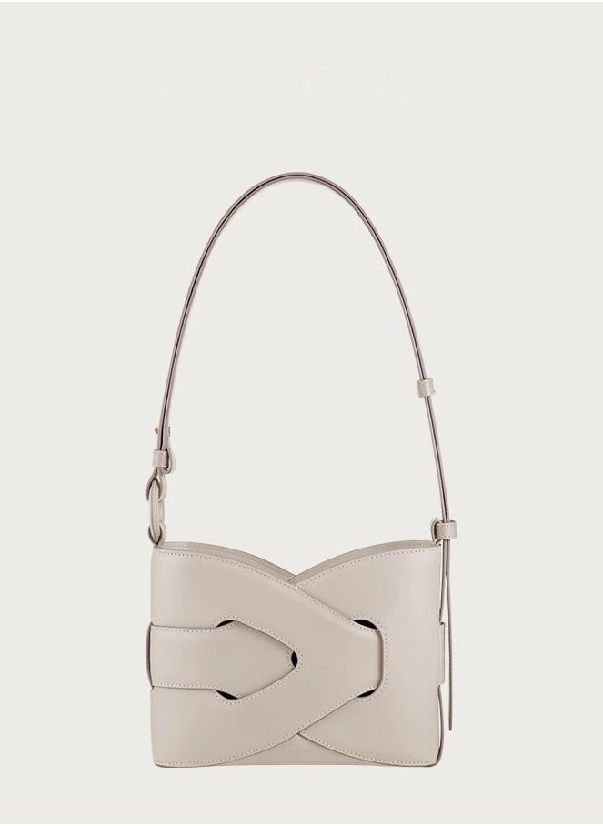 French niche retro one-shoulder kink bag portable crossbody bag