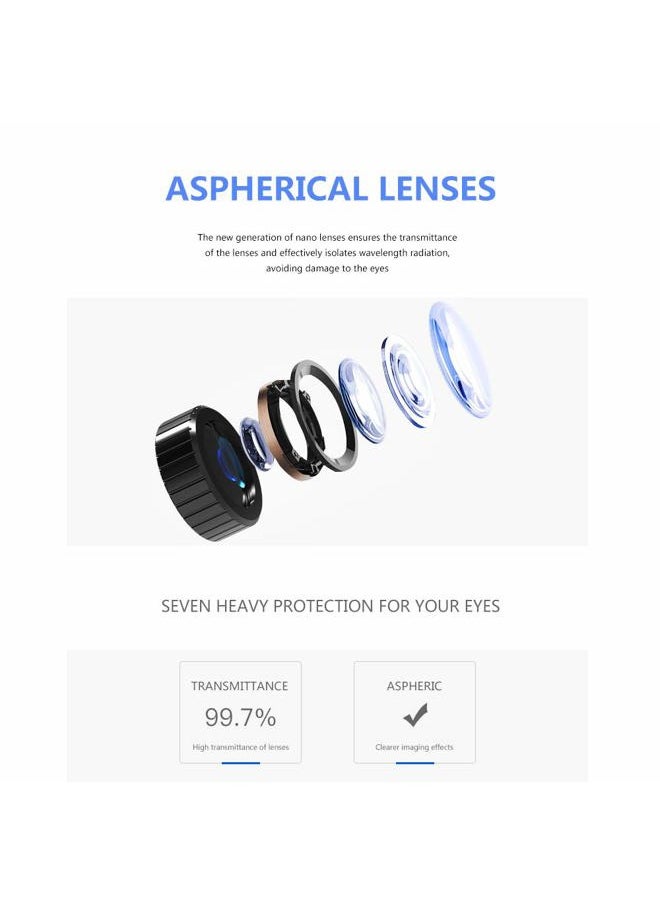 HD Virtual Reality Headset w/Controller/Gamepad,VR Headsets for iPhone/Android,3D VR Glasses for TV, Movies & Video Games-VR Goggles Compatible with iOS, Android Phones