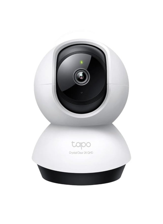 TP-Link Tapo C220 Pan/Tilt Smart AI 2K 4MP QHD 1440p Home Security Wi-Fi Camera| Alexa & Google Assistant Enabled |Night Vision|Two-Way Audio| Motion Detection