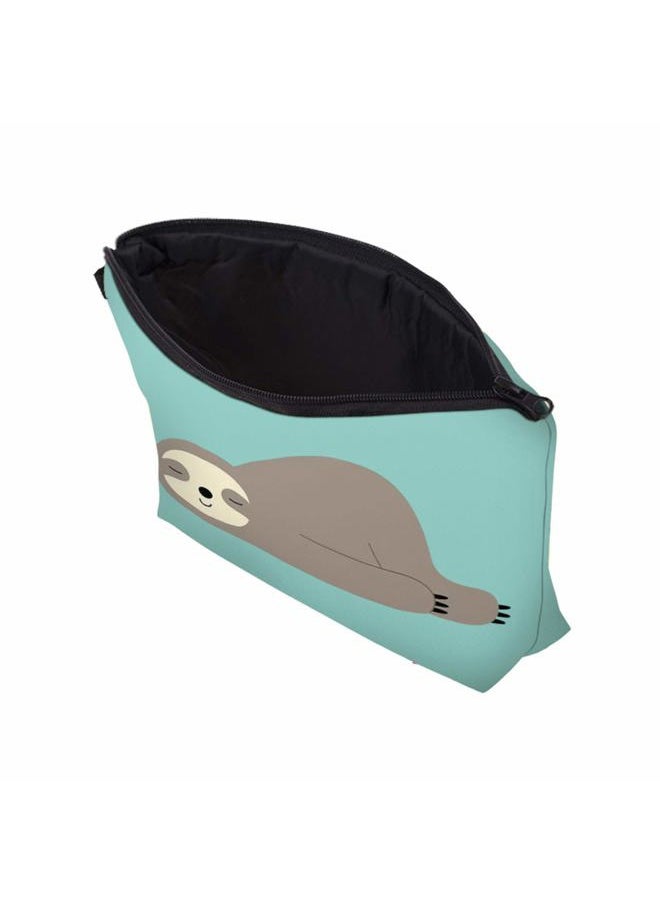 Cosmetic Bag for women, Small makeup pouch Travel bags for toiletries waterproof Sloth gifts (51806)