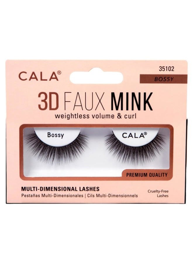 3D FAUX MINK LASHES: BOSSY