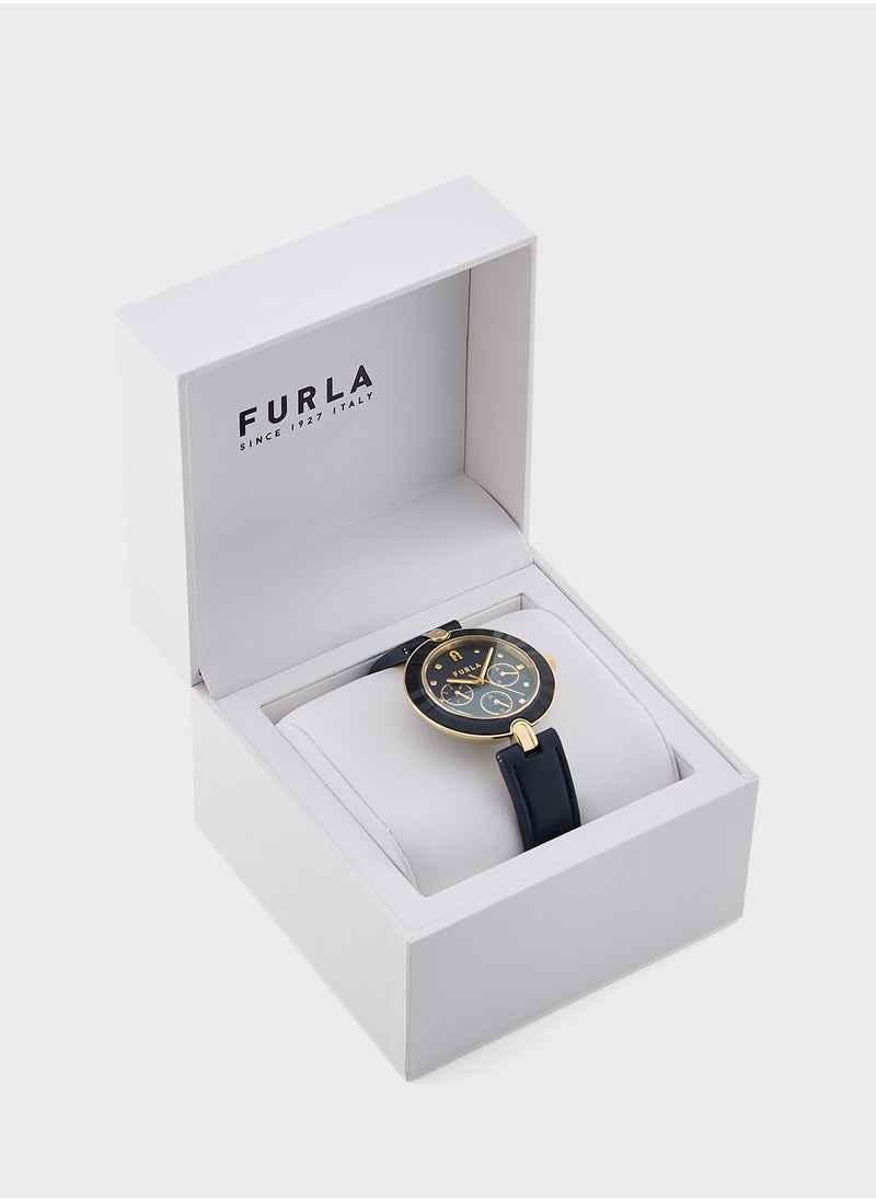 Furla Logo Links Wrist Watch