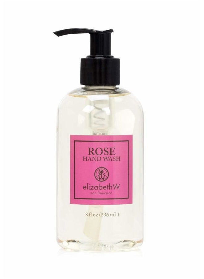 , Rose Hand Wash, 8 Fluid Ounces