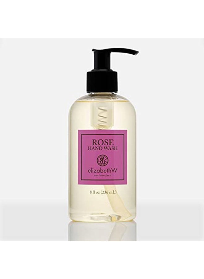 , Rose Hand Wash, 8 Fluid Ounces