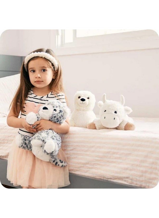 White Buffalo Warmies Cozy Plush Heatable Lavender Scented Stuffed Animal