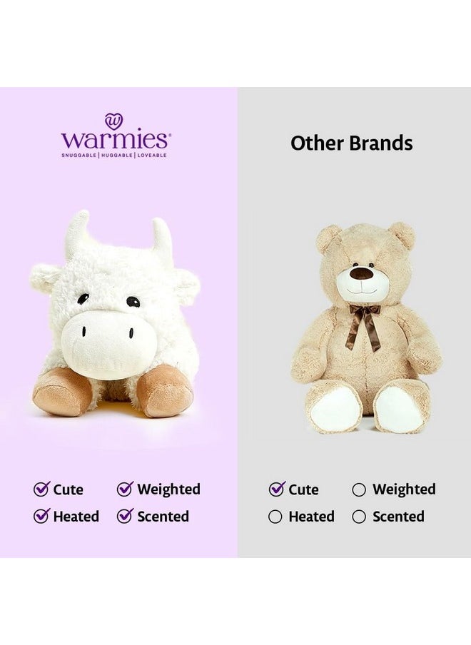 White Buffalo Warmies Cozy Plush Heatable Lavender Scented Stuffed Animal