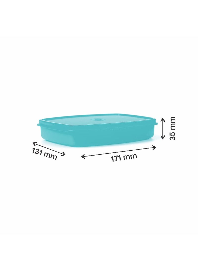Tupperware Slim Divided Lunch Container (Set of 1), Blue