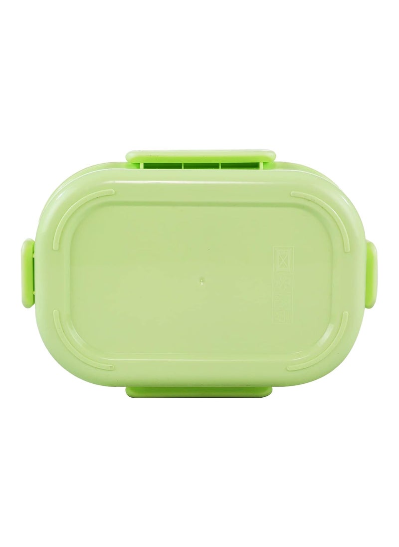 Smily Kiddos Kids Stainless Steel Insulated Lunch Box Space Dino Theme - Green |Age Above 3 Years| 100% BPA Free and Food Grade