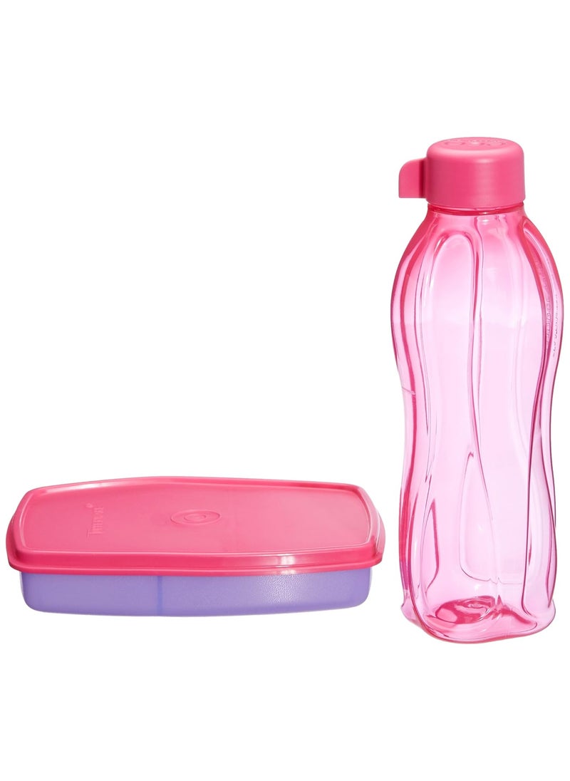 Tupperware Small Slimlunch Aquasafe Plastic Bottle, 500 ml