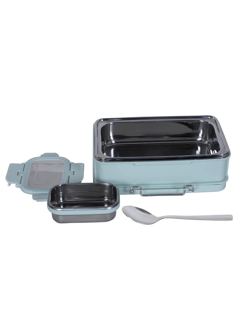 JAYPEE Insulated Stainless Steel Beststeel Green Insulated Kids Lunch Box, 720 Ml