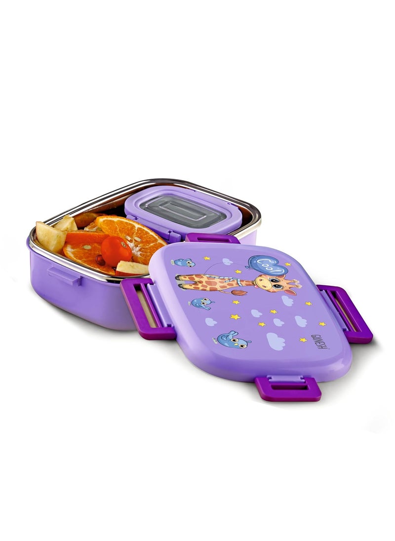 Ganesh Skipper Insulated Airtight Leak-Proof Lunch Box for Office, School, Picnic - 750ml - Color May Vary