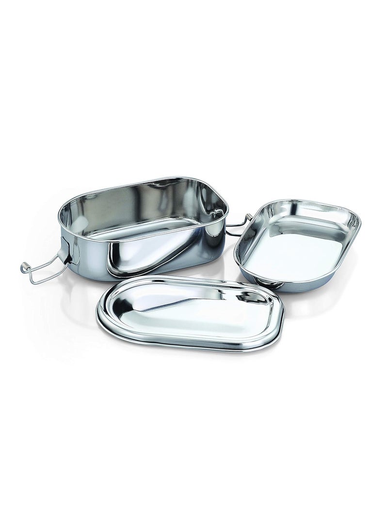 Expresso Stainless Steel Lunch Box for School, Office Tiffin