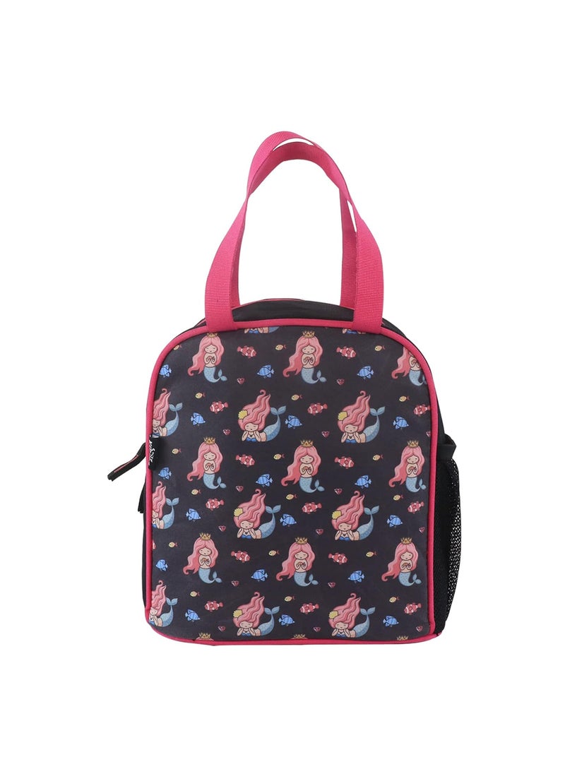 Smily Kiddos Joy Lunch Bag- Mermaid Theme - Violet| one Main Compartment | Best Birthday Return Gifts for Boys & Girls