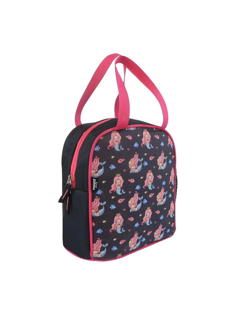 Smily Kiddos Joy Lunch Bag- Mermaid Theme - Violet| one Main Compartment | Best Birthday Return Gifts for Boys & Girls