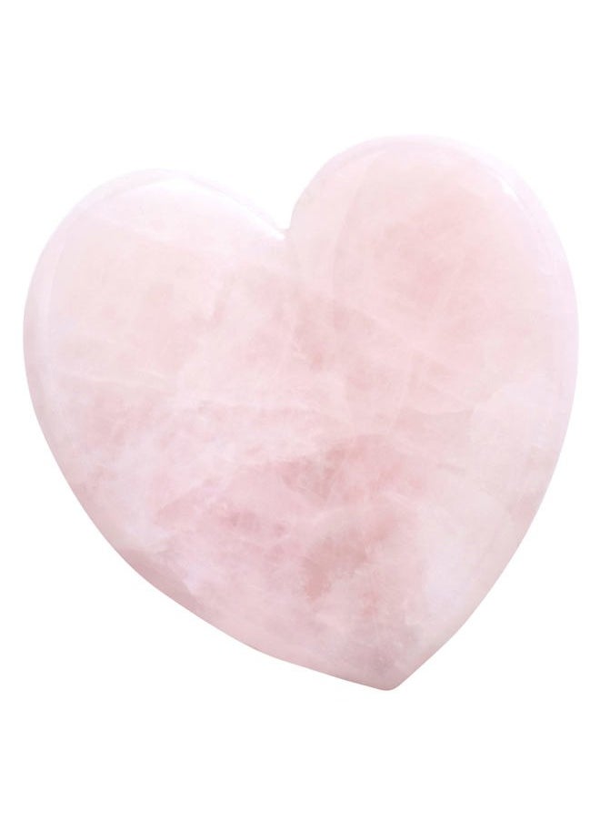 Kora Organics Rose Quartz Heart Facial Sculptor, Depuffing & Lifting Gua Sha, Sculpt & Tone