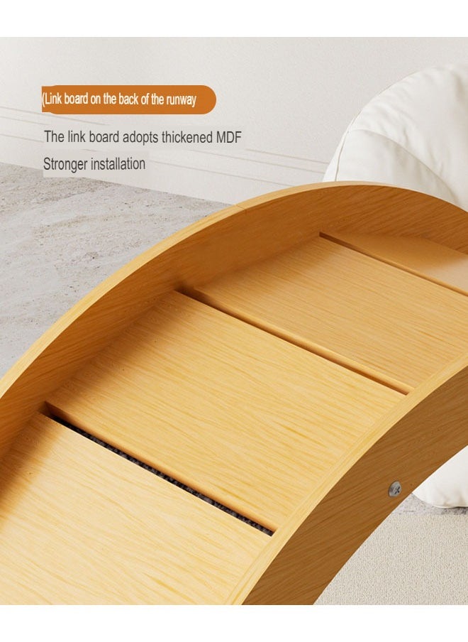 Silent Cat Treadmill – High-Fiber Board Running Wheel for Fitness & Play, Safe & Stable Cat Exercise Toy