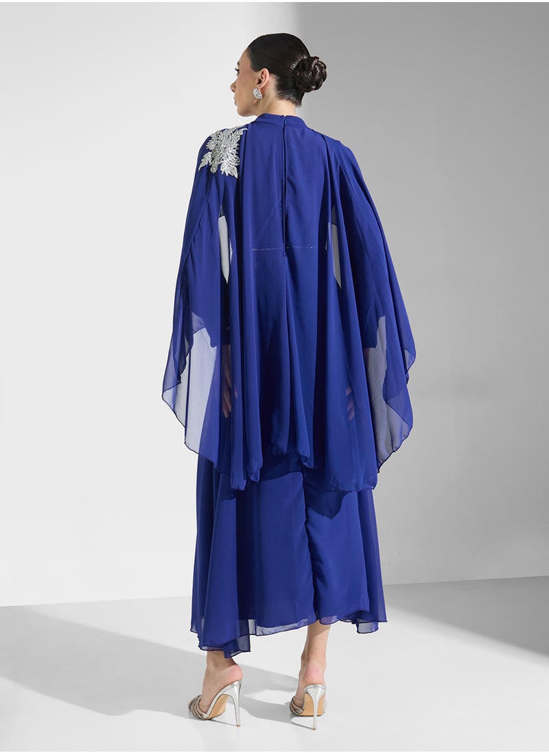 A-Line Chiffon Dress