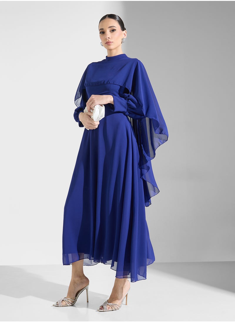 A-Line Chiffon Dress