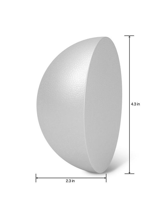 SmoothFōM Half Ball 2.3 Inch x 4.3 Inch White