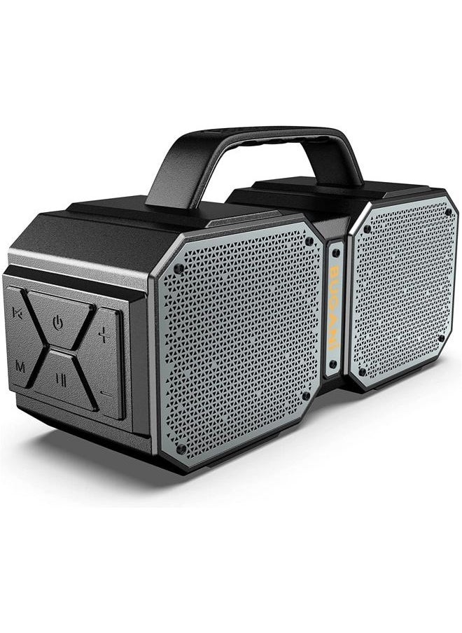 Shock Bluetooth Speaker, Portable Bluetooth 5.3, Waterproof, 60W Super Power, Outdoor Speaker, Black(New Model)