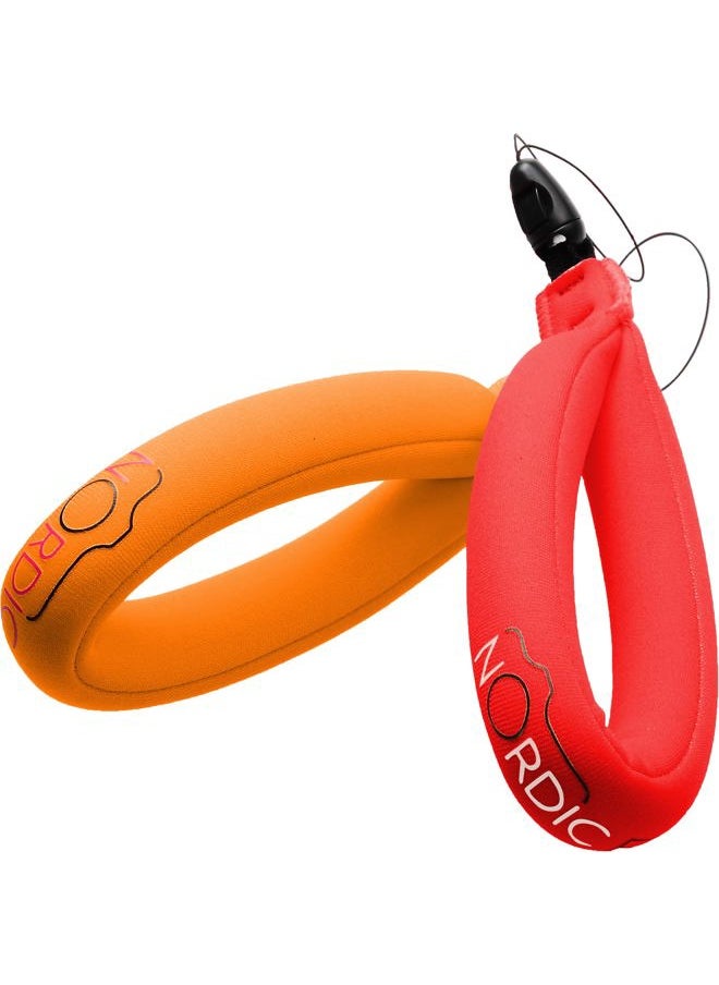 Waterproof Camera Float (2-pack) Floating Strap for GoPro Hero12, DJI Action 4, Insta360 Ace Pro, Olympus Tough TG-6, & Many More Action Cameras and Phones