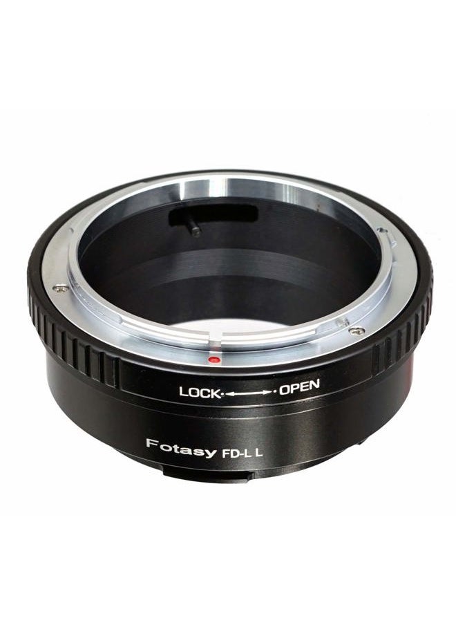 FD Mount Lens to L Adapter, Copper, FD Lens Adapter to L Mount, FD L, Compatible with Panasonic S1 S1H S1R S4 S5 Leica SL SL2 TL2 TL Leica T Sigma fp fp L Mirrorless Camera