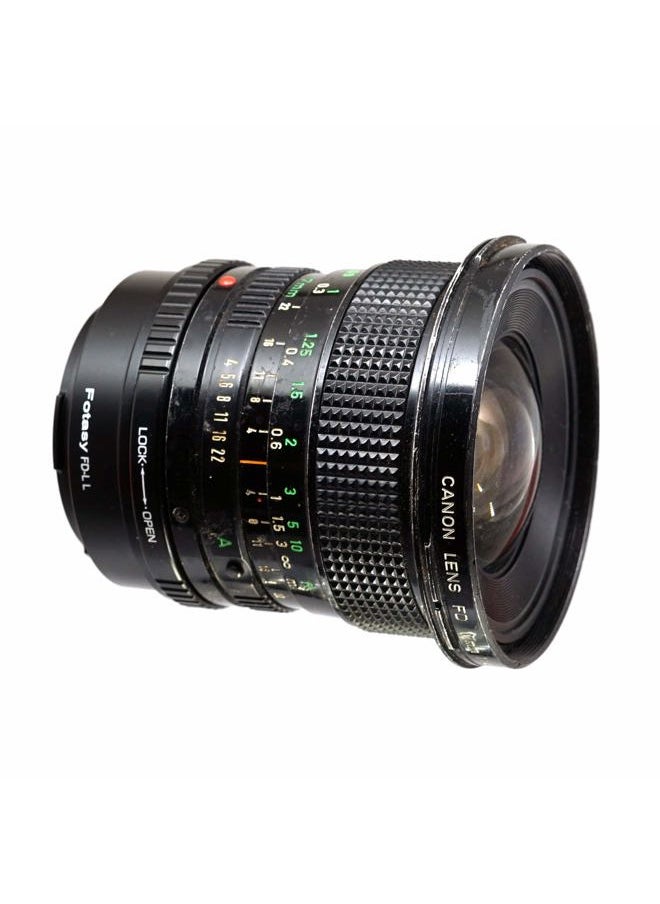 FD Mount Lens to L Adapter, Copper, FD Lens Adapter to L Mount, FD L, Compatible with Panasonic S1 S1H S1R S4 S5 Leica SL SL2 TL2 TL Leica T Sigma fp fp L Mirrorless Camera