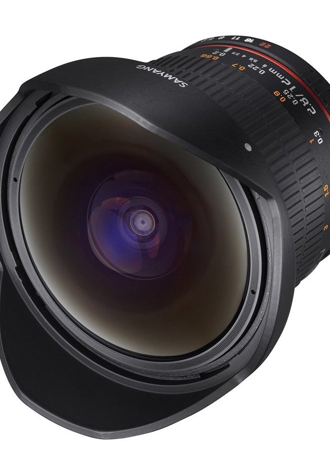 12mm F2.8 Ultra Wide Fisheye Lens for Canon EOS EF DSLR Cameras - Full Frame Compatible