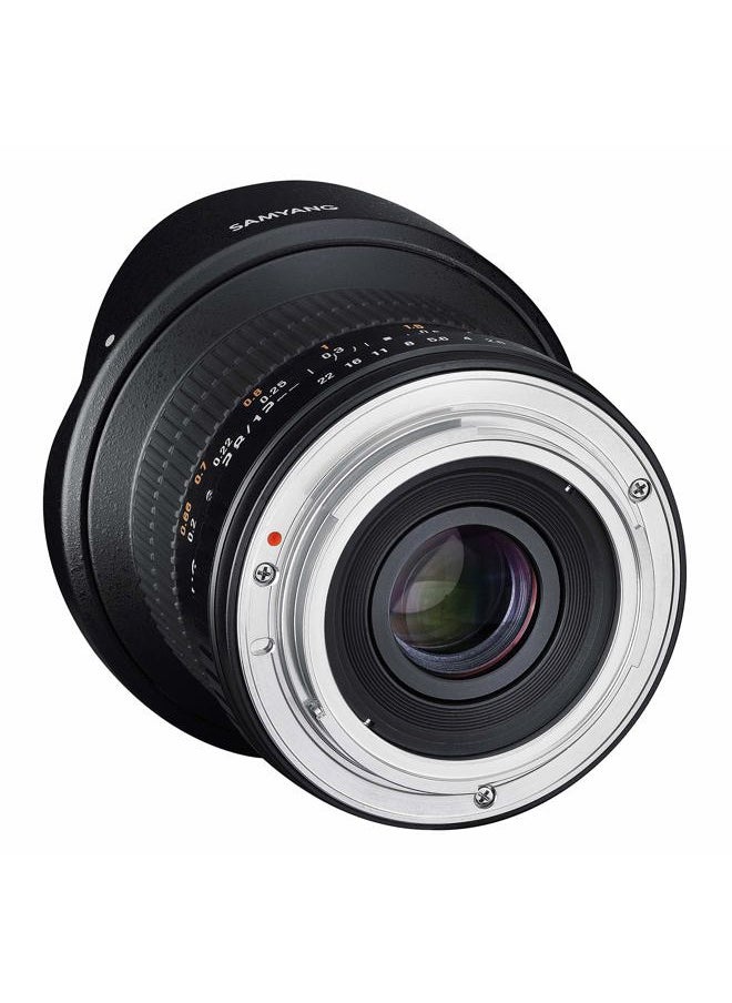 12mm F2.8 Ultra Wide Fisheye Lens for Canon EOS EF DSLR Cameras - Full Frame Compatible