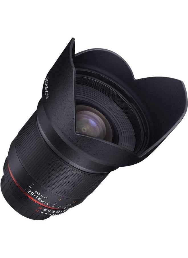 16mm F/2.0 ED AS UMC CS Lens for Nikon F Mount Cameras