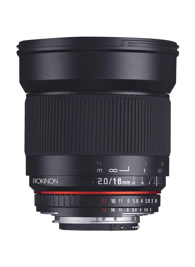 16mm F/2.0 ED AS UMC CS Lens for Nikon F Mount Cameras