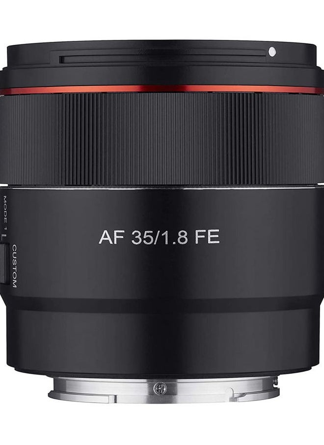 35mm F1.8 Auto Focus Compact Full Frame Wide Angle Lens for Sony E Mount, Black (SYIO3518-E)