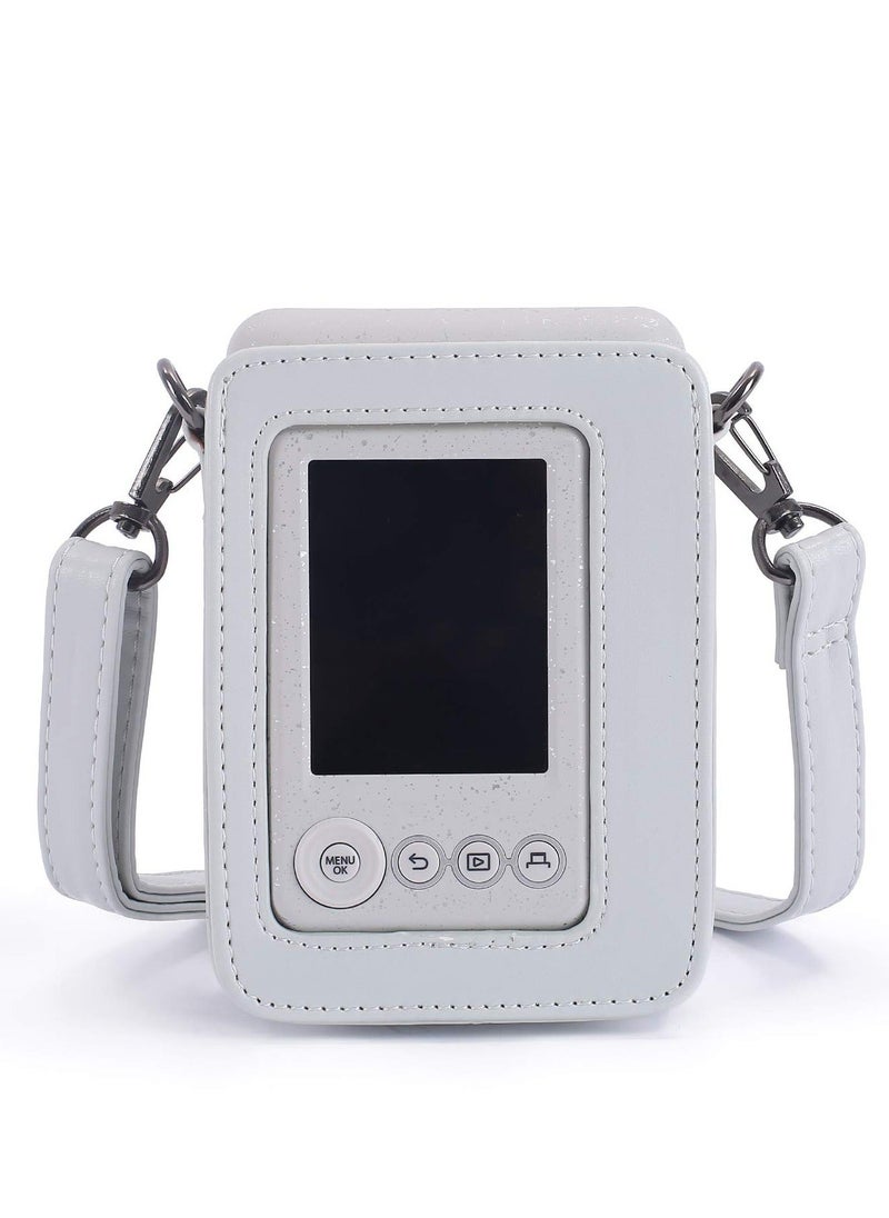 Case for Instax Mini Liplay Hybrid Instant Camera and Printer, Soft Shockproof Case with Detachable/Adjustable Shoulder Strap for Fujifilm Instax Mini Liplay Hybrid Instant Camera