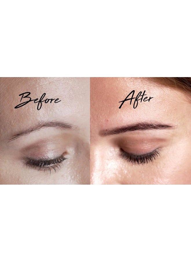 Dark Brown Eyebrow Henna Tint for Eyebrow Color- Professional Henna Brow Kit Including Use Instructions and Mixing Bowl 3x 1g Packets Brow Dye by Existing Beauty