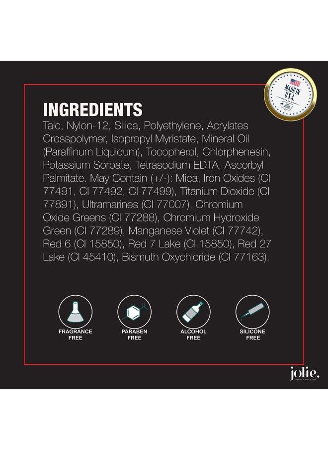 Jolie Loose Translucent Face Powder - Ultra Fine, Silky Makeup Setting Powder (Nude 01A)