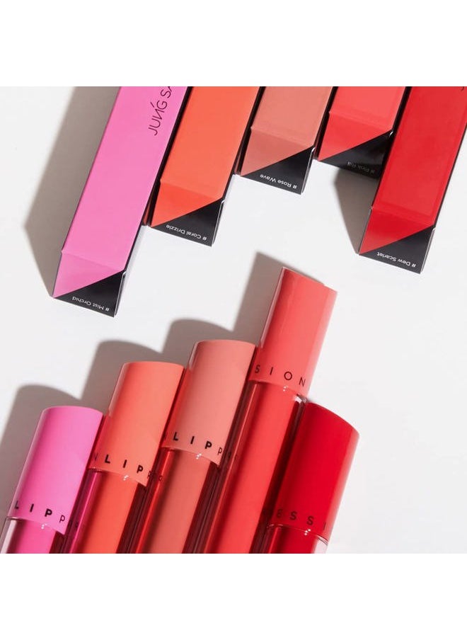OFFICIAL LIP-PRESSION Water Lasting Tint (Dew Scarlet)