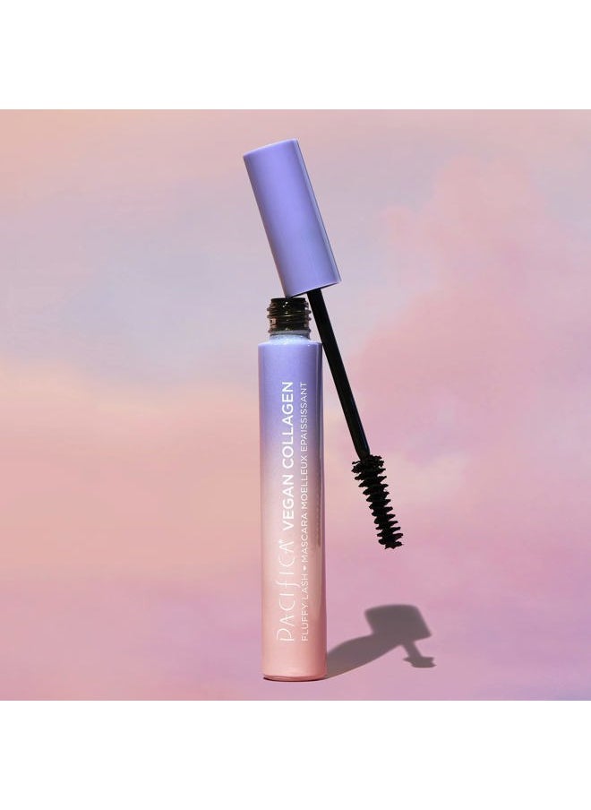 Beauty Vegan Collagen Lash Serum and Primer & Fluffy Lash Mascara Duo Set, Makeup, Black Mascara, Volumizing, Lengthening, Conditioning, Vitamin B & E, Eyelash Serum, Eye Makeup (Set of 2)