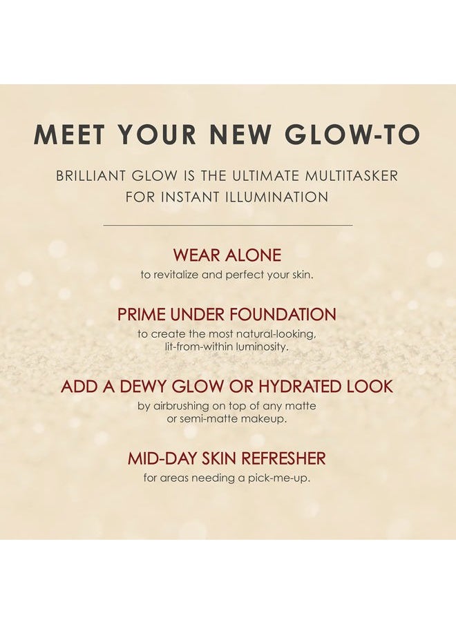 Temptu Brilliant Glow Illuminated Primer & Skin Perfector Airpod, Fair/Light, 0.41 Fl Oz