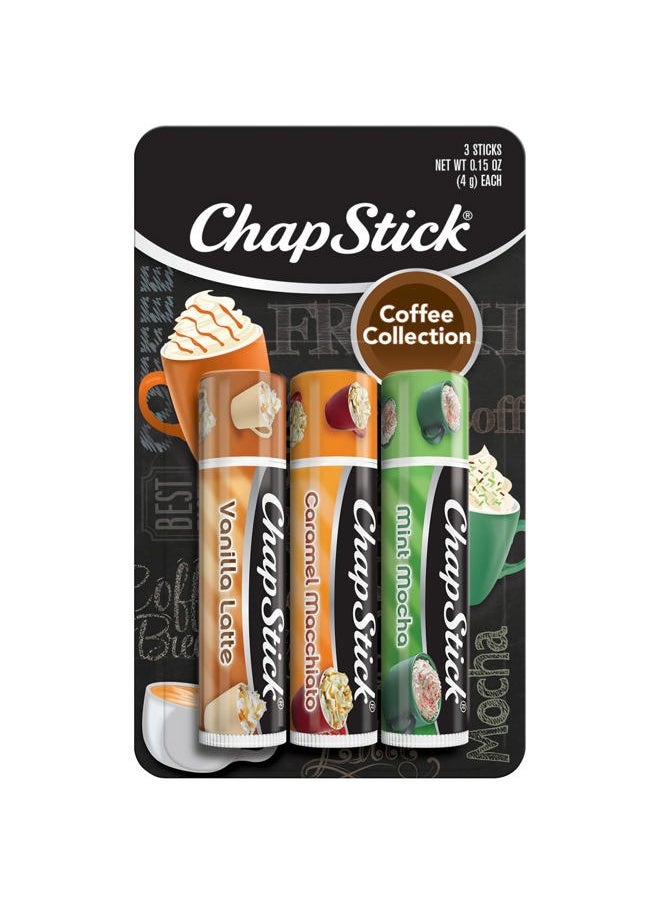 CHAPSTICK COFFEE COLLECTION, 3 STICKS