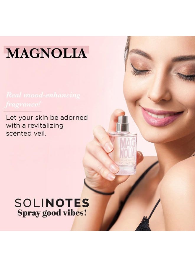 SOLINOTES Magnolia Perfume for Women - Eau De Parfum | Delicate Floral and Soothing Scent - Made in France - Vegan - 1.7 fl.oz