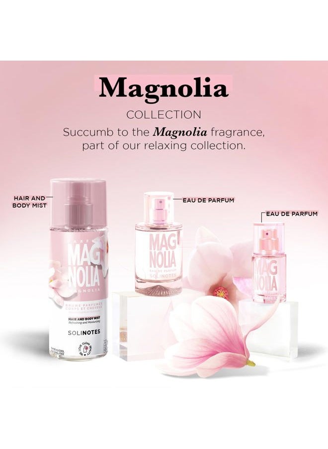 SOLINOTES Magnolia Perfume for Women - Eau De Parfum | Delicate Floral and Soothing Scent - Made in France - Vegan - 1.7 fl.oz