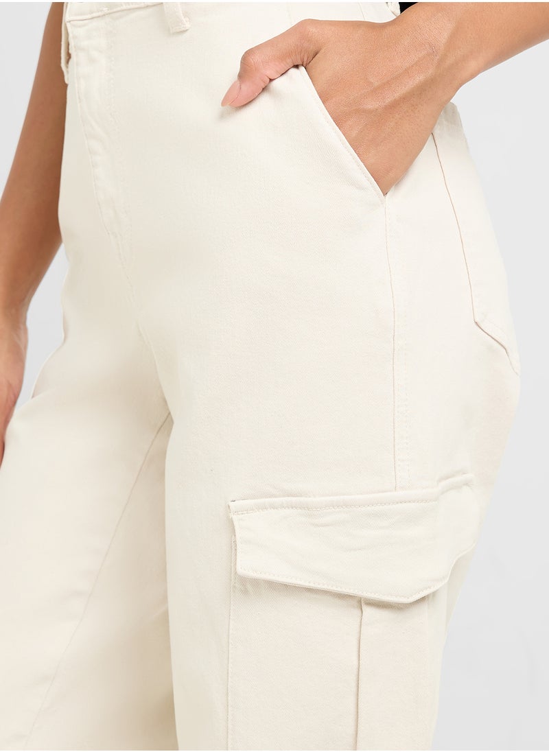 High Waist Cargo Pants
